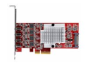 StarTech.com 4-Port USB Type-C PCIe Card, USB-C 10Gb, 4x Controllers, TAA