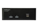 StarTech.com DisplayPort KVM-switch med 2 portar för dubbla skärmar