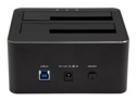 StarTech.com Dual-Bay USB 3.0 to SATA Hard Drive Docking Station, USB Hard Drive Dock, External 2.53.5 SATA IIIIII, SSDHDD Docking Station, Hot-Swap Hard Drive Bays