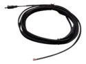 Zebra - Strömkabel - blank tråd till power DC jack (hane)