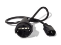 APC - Strömkabel - power CEE 7/7 (hona) till IEC 60320 C14